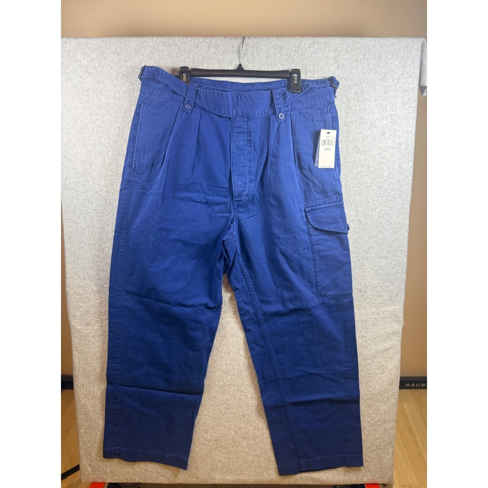 Polo Ralph Lauren Mens Blue Pleated Cargo Pants 36x32 710956953001 NWT